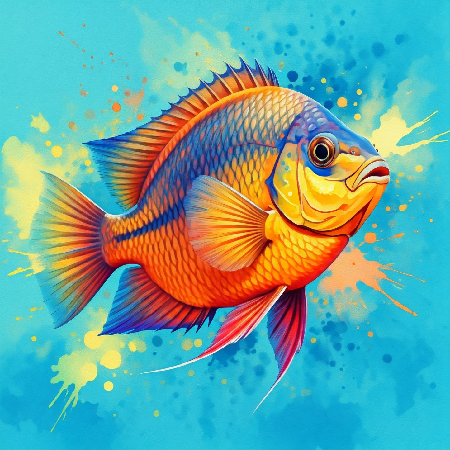 Fish Painting Collection 14 Image Bundle