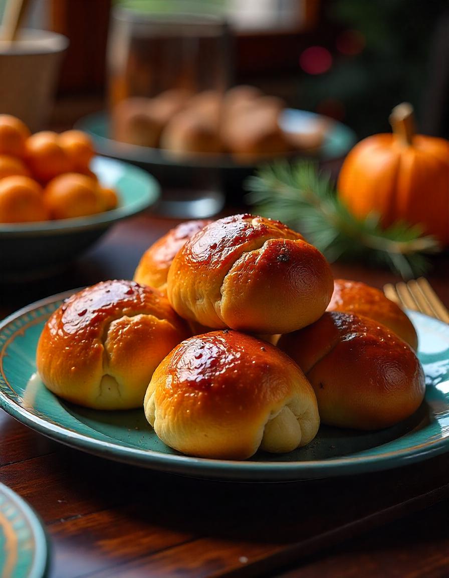 Thanksgiving Sweet Rolls collection of 13