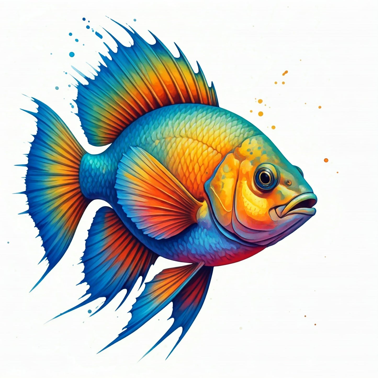 Fish Painting Collection 14 Image Bundle