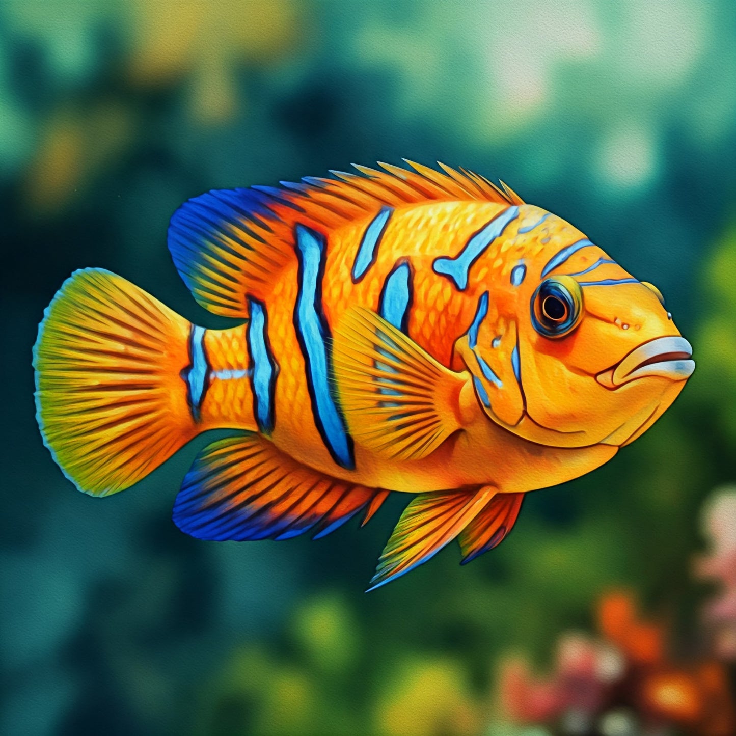 Fish Painting Collection 14 Image Bundle