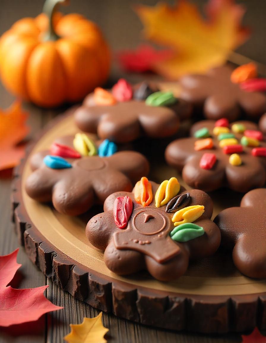 Thanksgiving cookies and brownies pack of 31