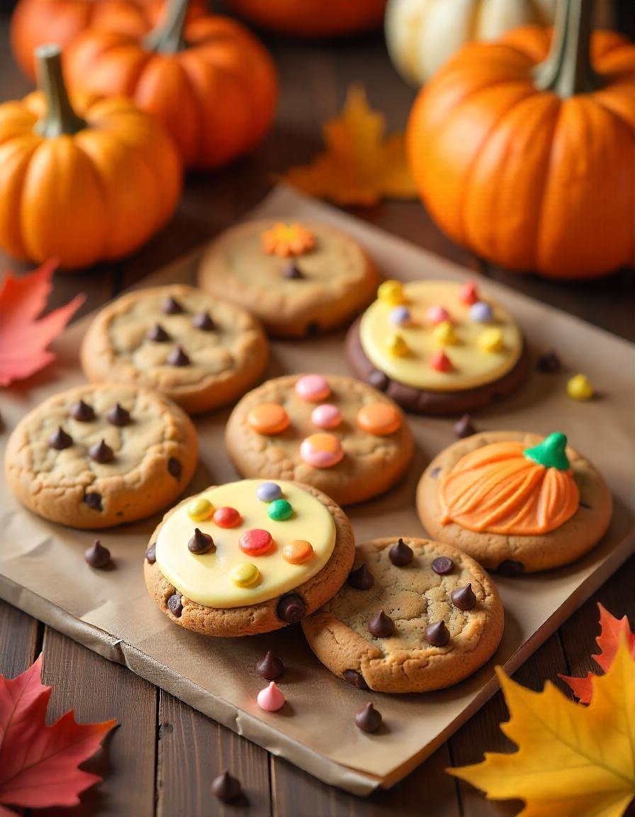 Thanksgiving cookies and brownies pack of 31