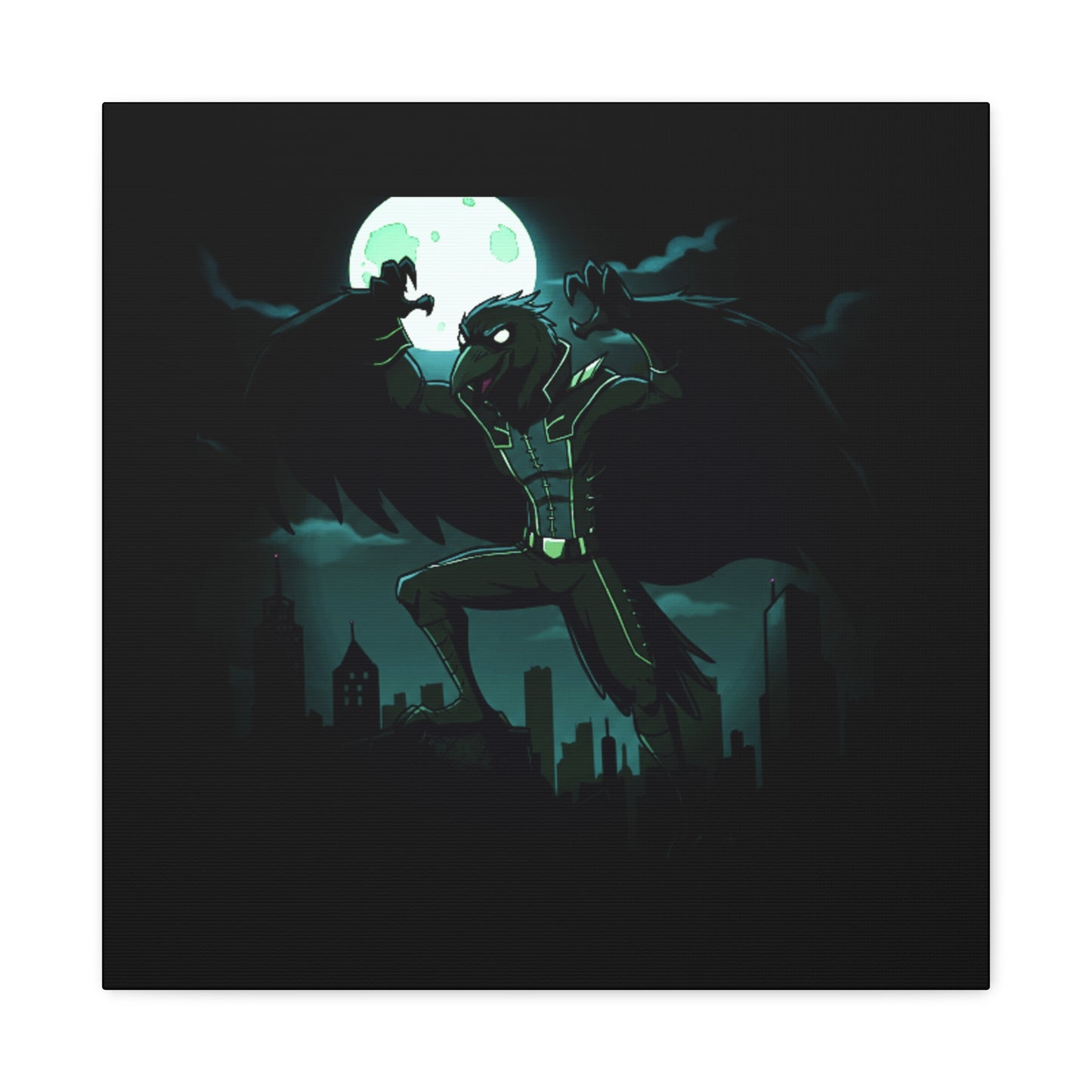 Agent Quacks Series Matte Canvas, Stretched, 1.25" - Nightclaw Design