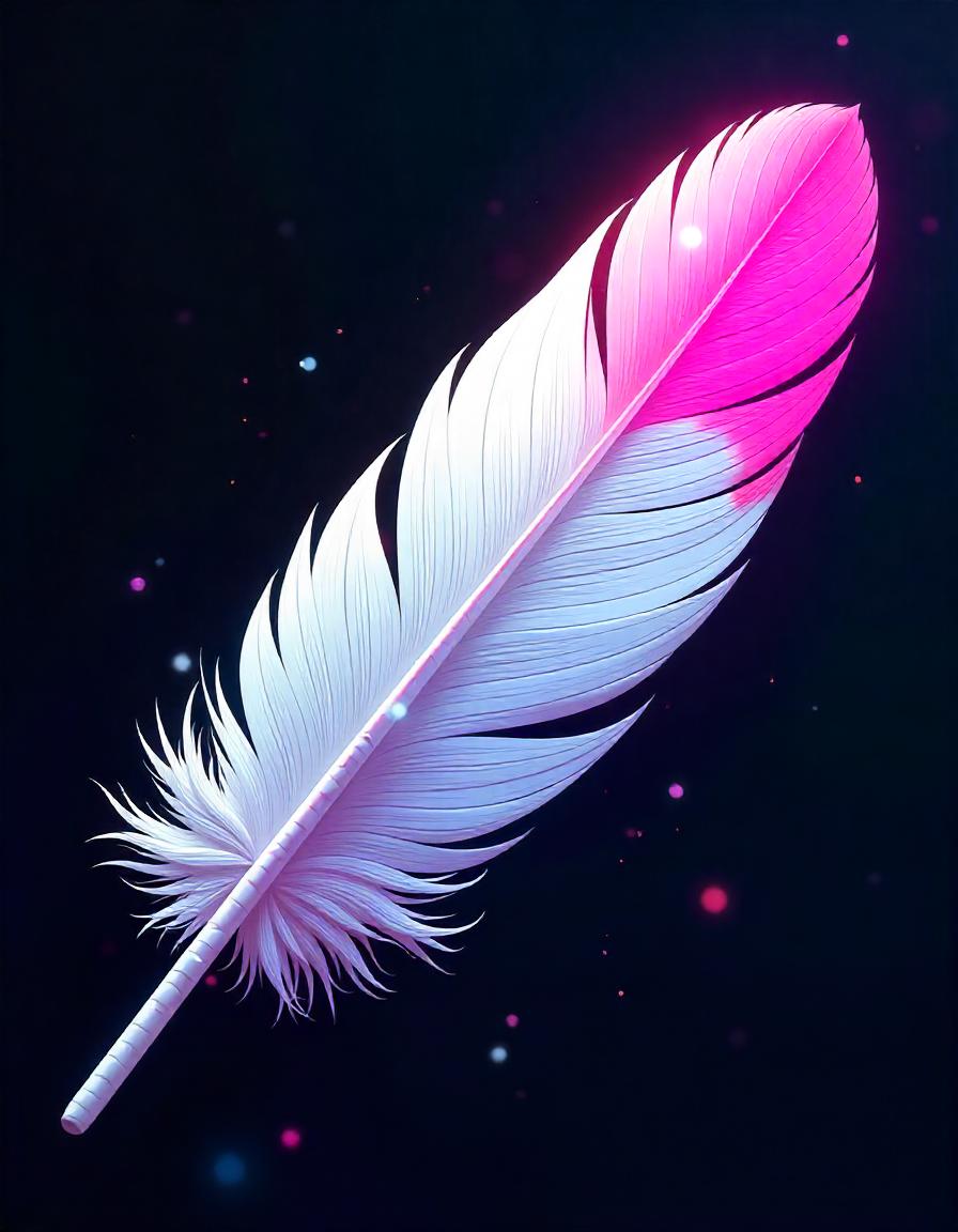 Feather collection of 12