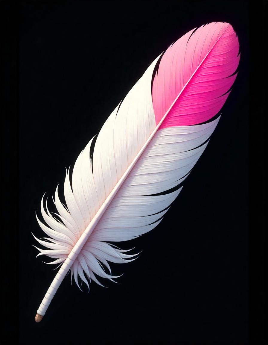 Feather collection of 12