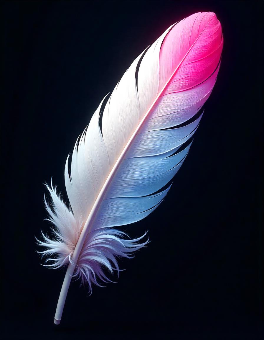 Feather collection of 12