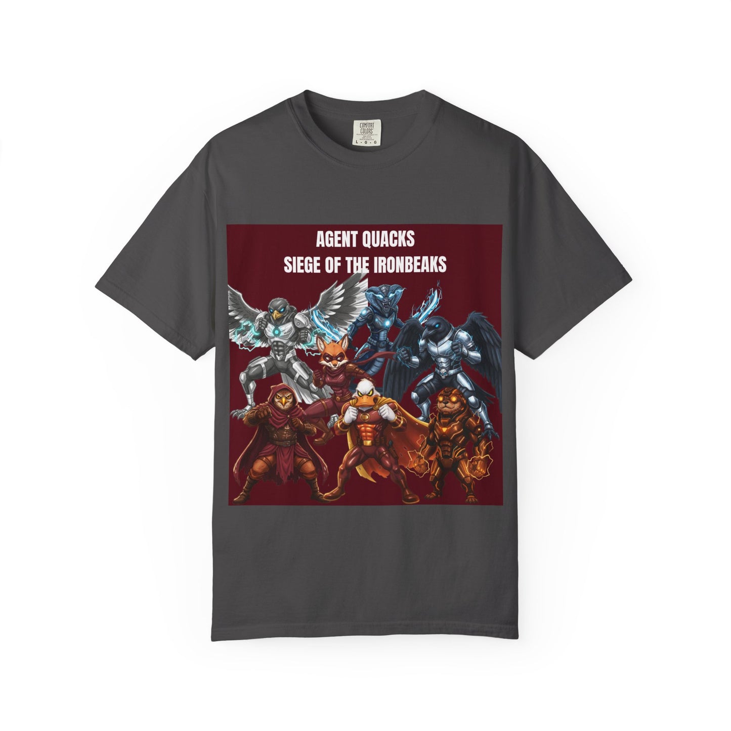 Agent Quacks – Siege of the Iron Beaks | Unisex Garment-Dyed T-Shirt