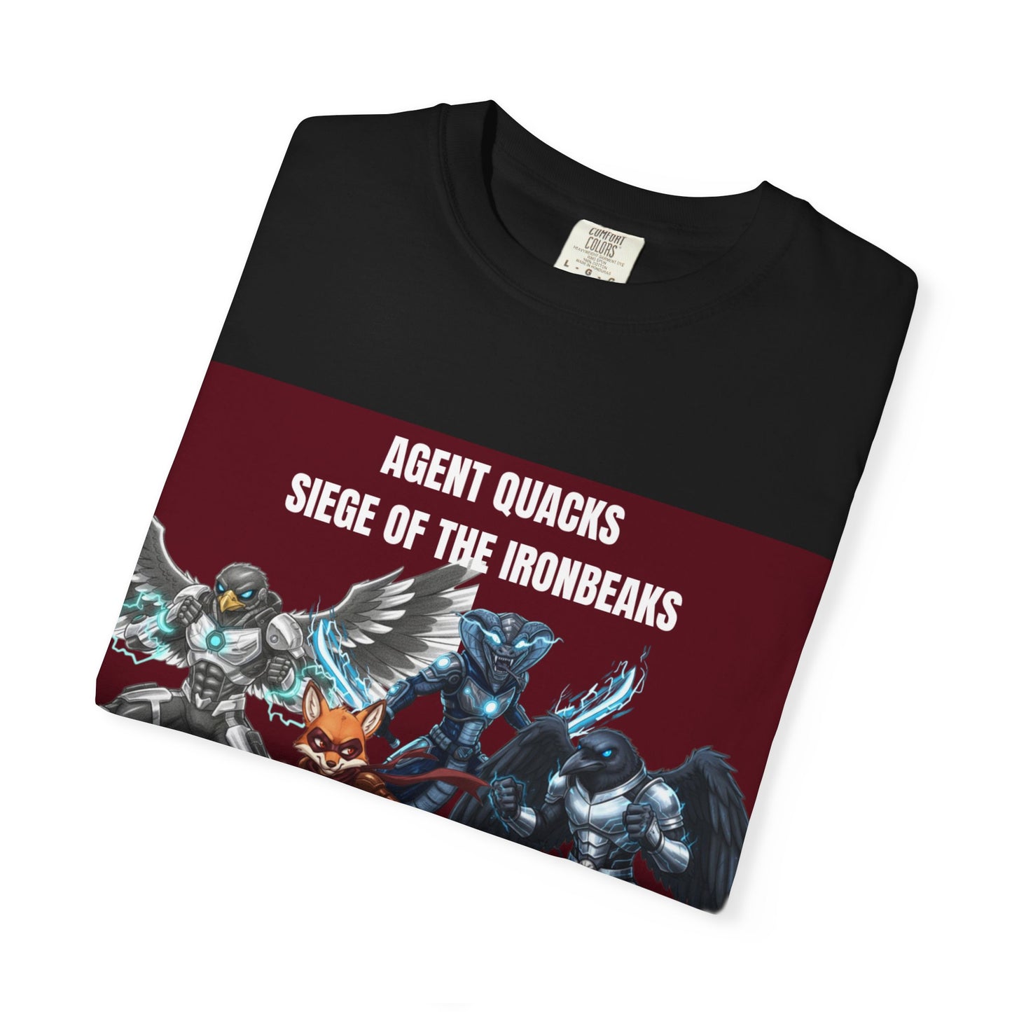 Agent Quacks – Siege of the Iron Beaks | Unisex Garment-Dyed T-Shirt
