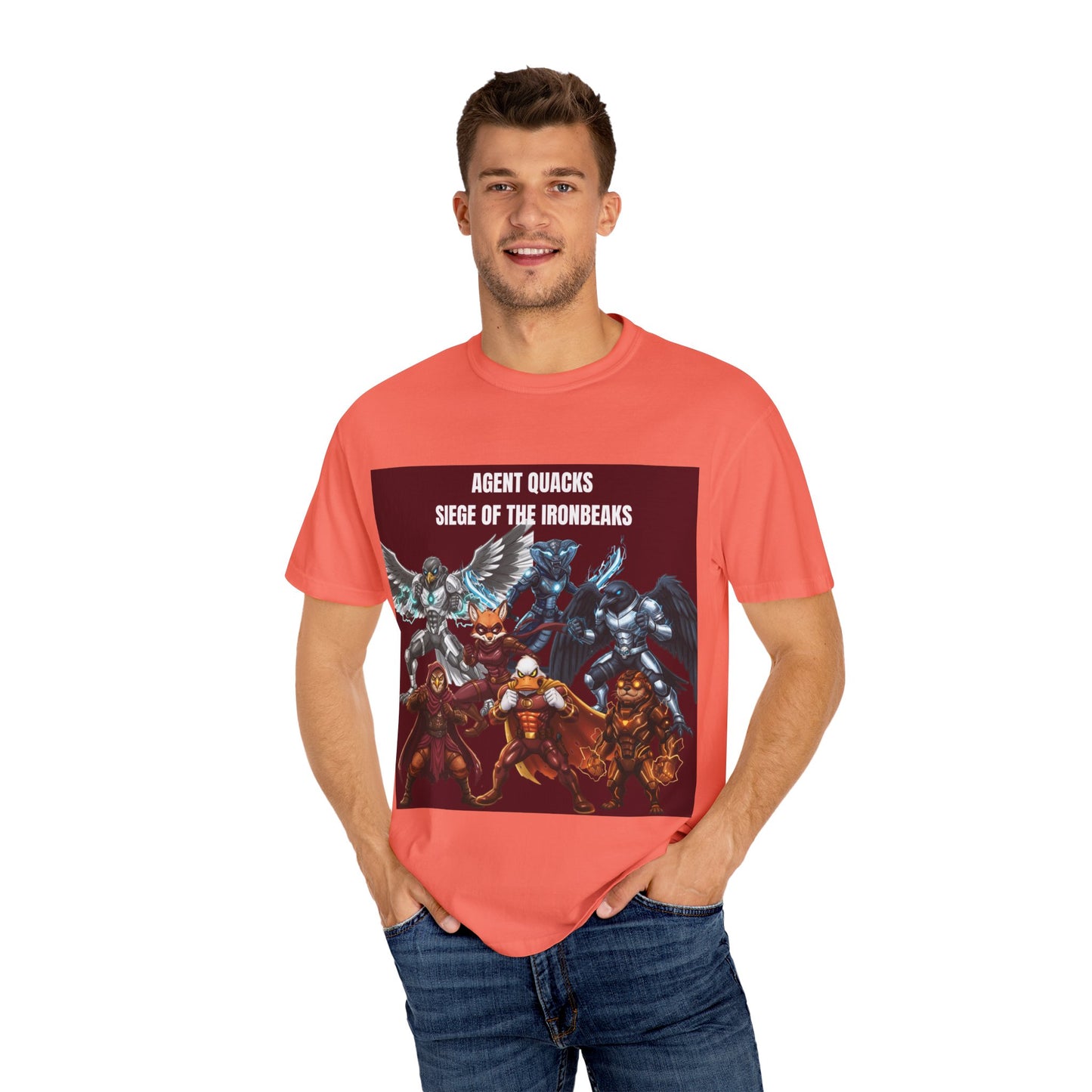 Agent Quacks – Siege of the Iron Beaks | Unisex Garment-Dyed T-Shirt