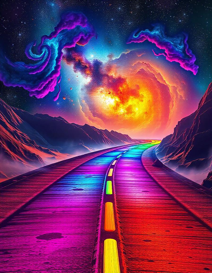 Rainbow Road pack of 20