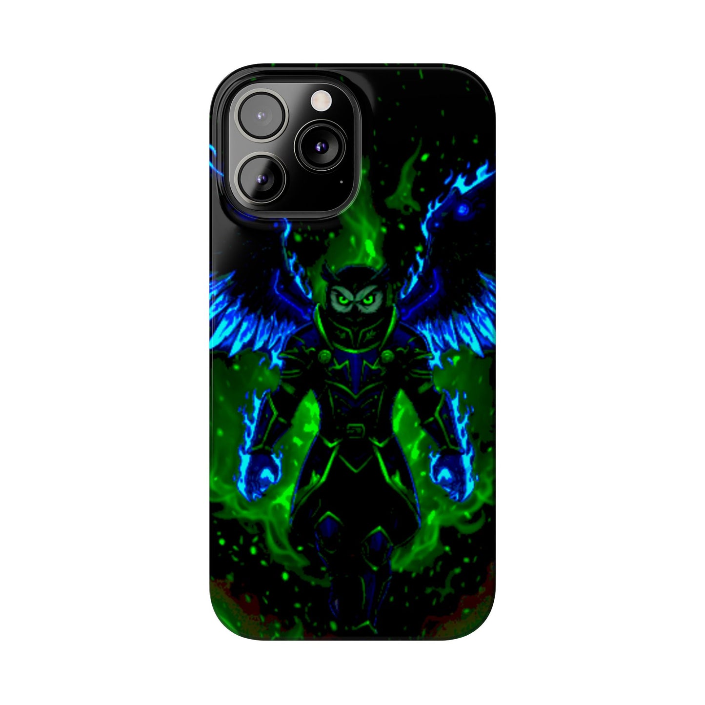 Halloween Agent Quacks Series Slim Phone Cases - Fiery General Onyx Design