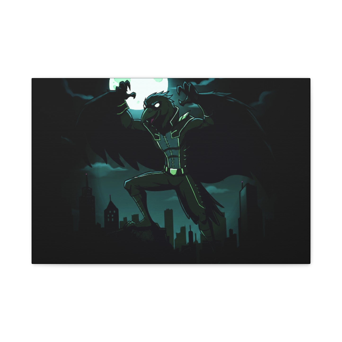 Agent Quacks Series Matte Canvas, Stretched, 1.25" - Nightclaw Design