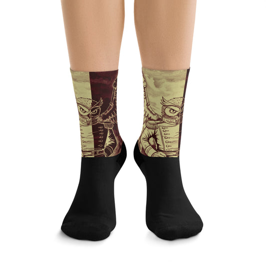 Agent Quacks Series Recycled Poly Socks - General Onyx Design