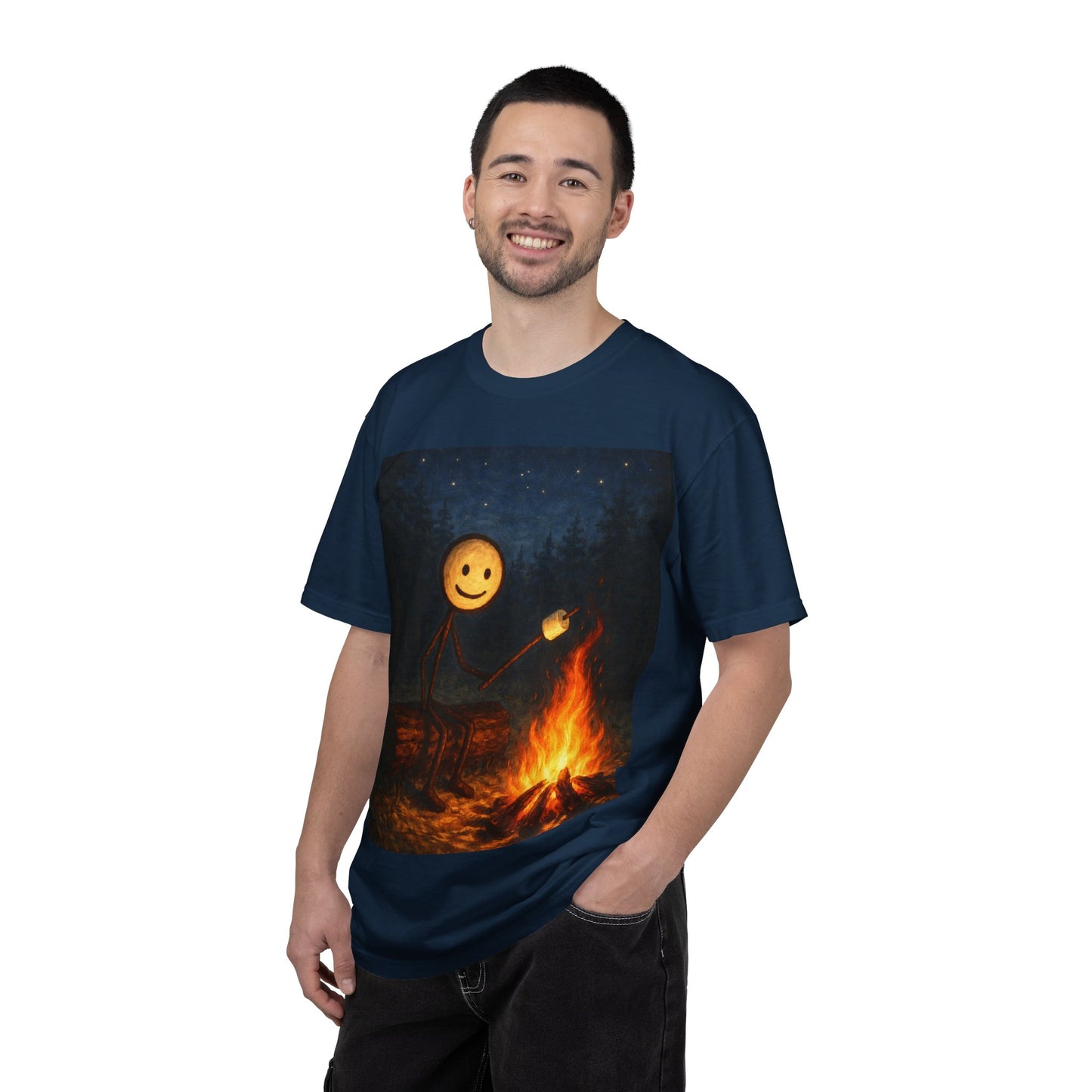 I Remember Building My First Campfire – Under the Stars T-Shirt