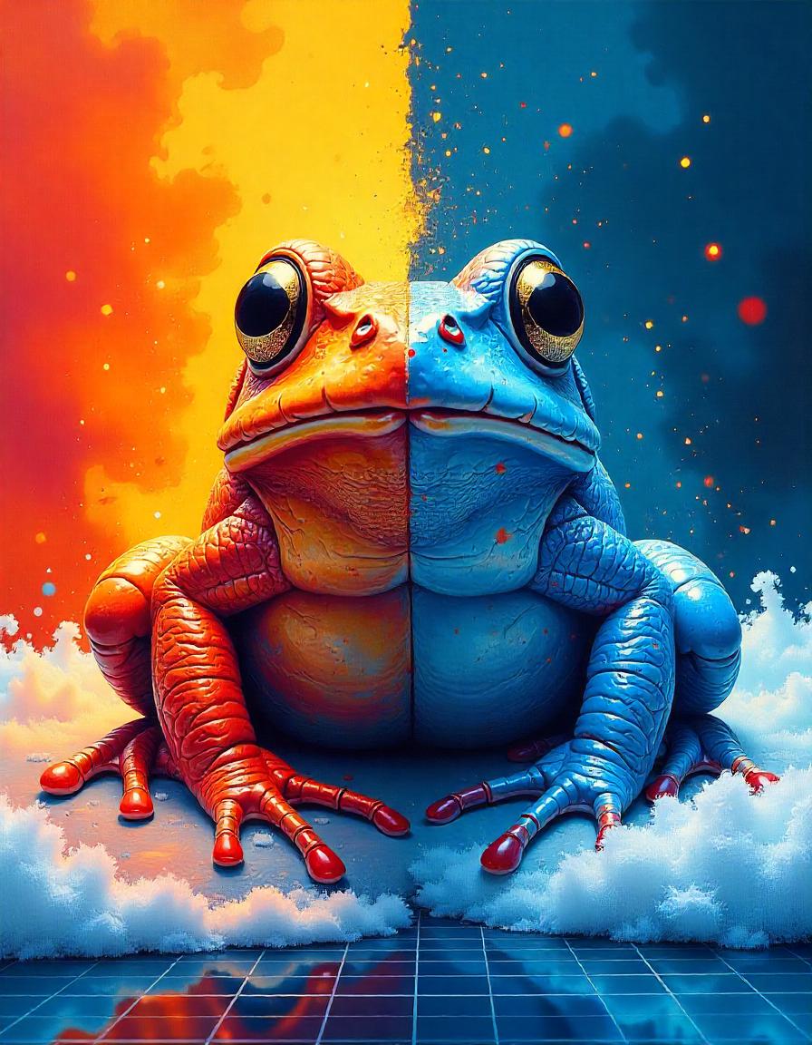 Fire and ice Frog pack