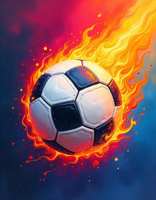 Soccerball Fire pack of 17