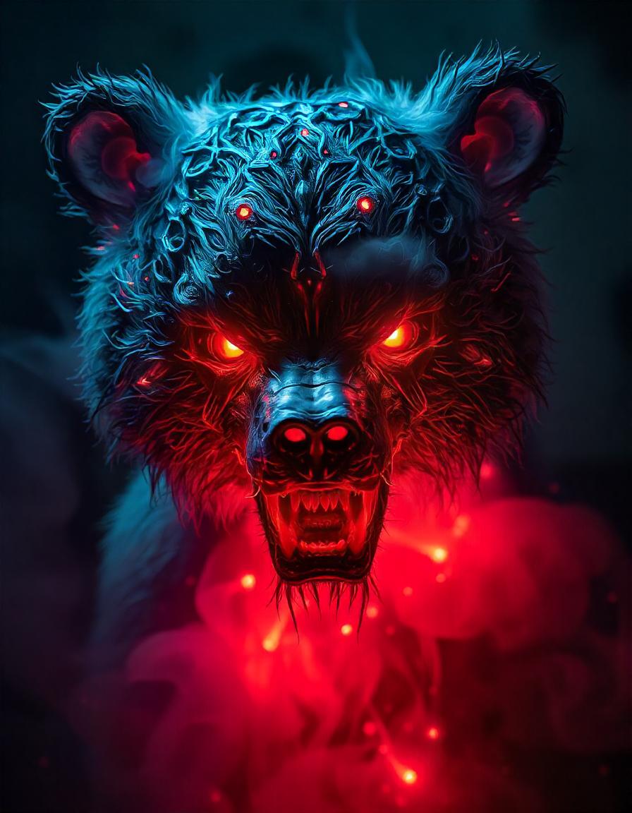 RED Eyed BEAR collection of 15