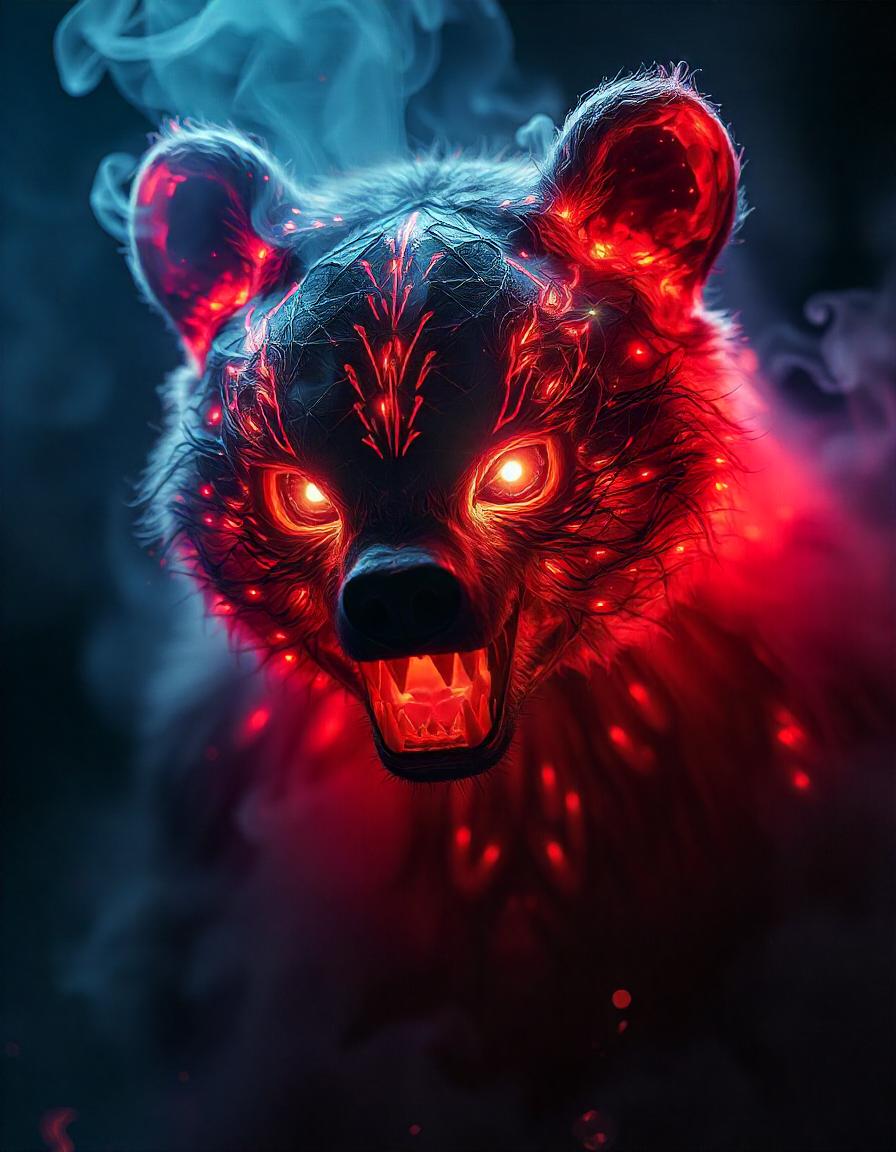 RED Eyed BEAR collection of 15