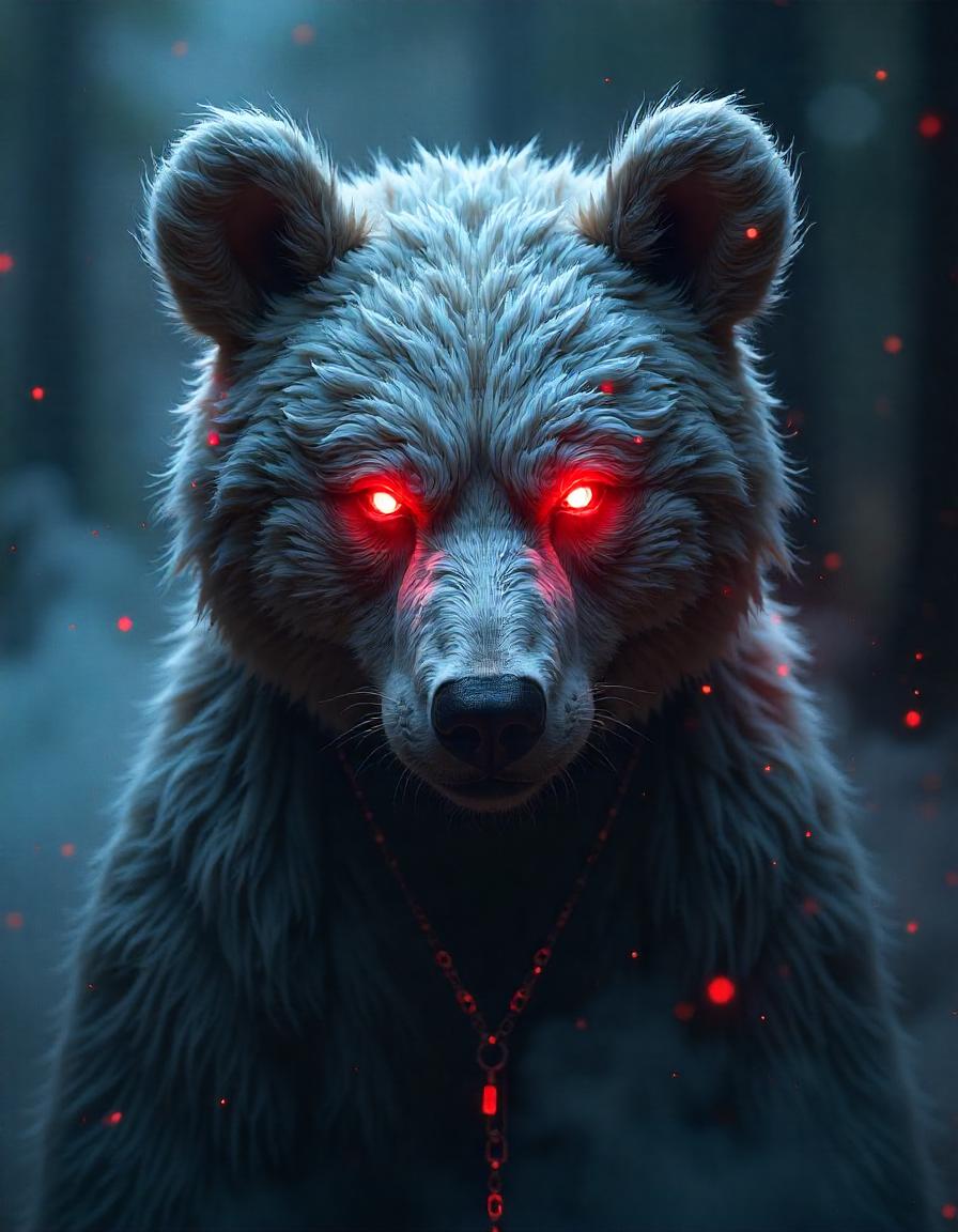 RED Eyed BEAR collection of 15