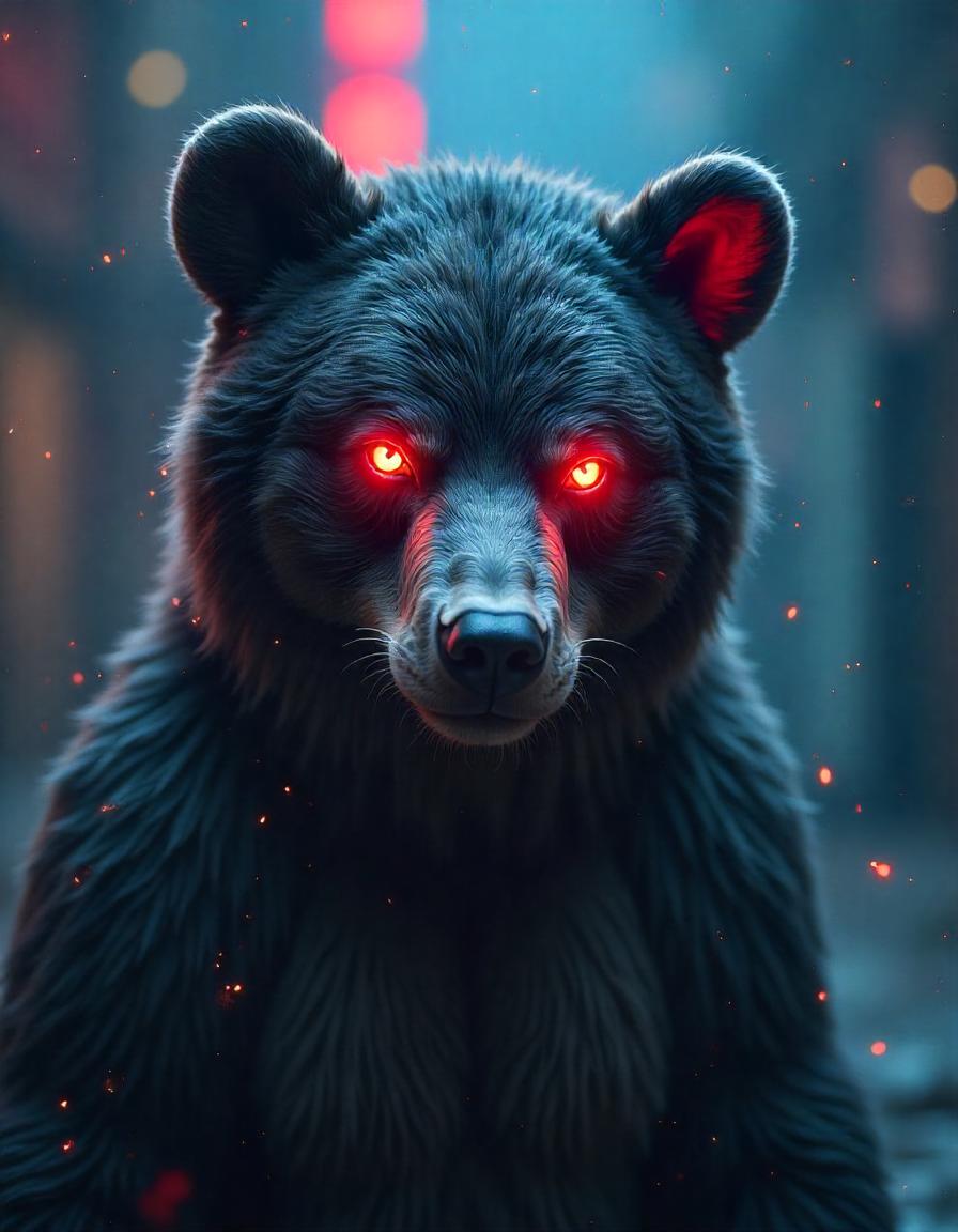 RED Eyed BEAR collection of 15