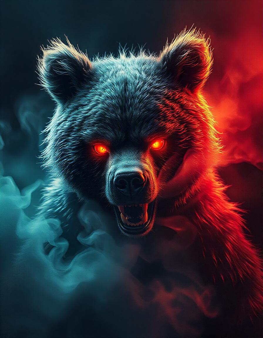 RED Eyed BEAR collection of 15