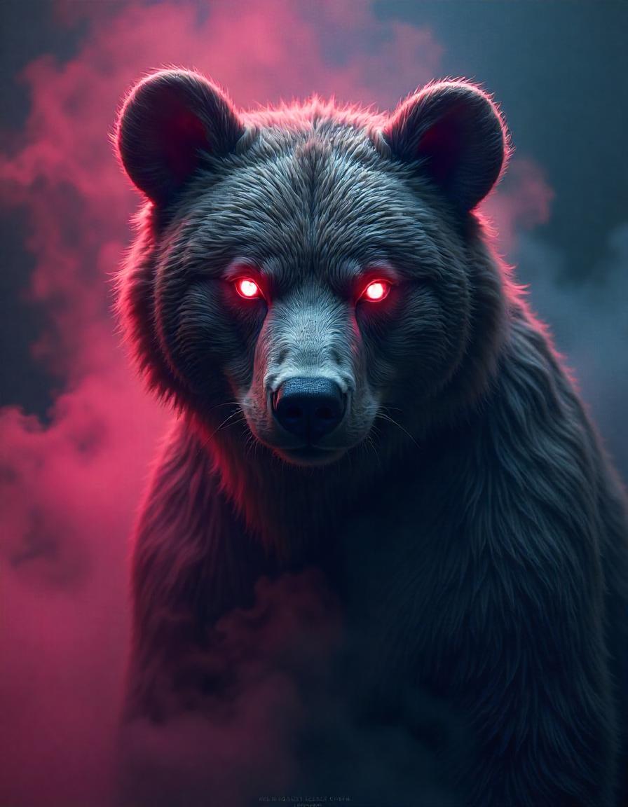 RED Eyed BEAR collection of 15