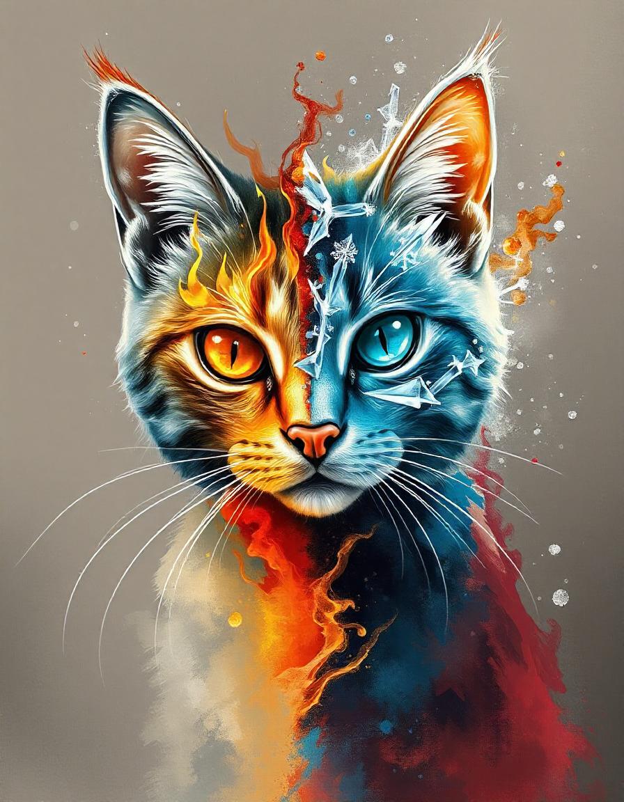 Fire and Ice Cats bundle of 14