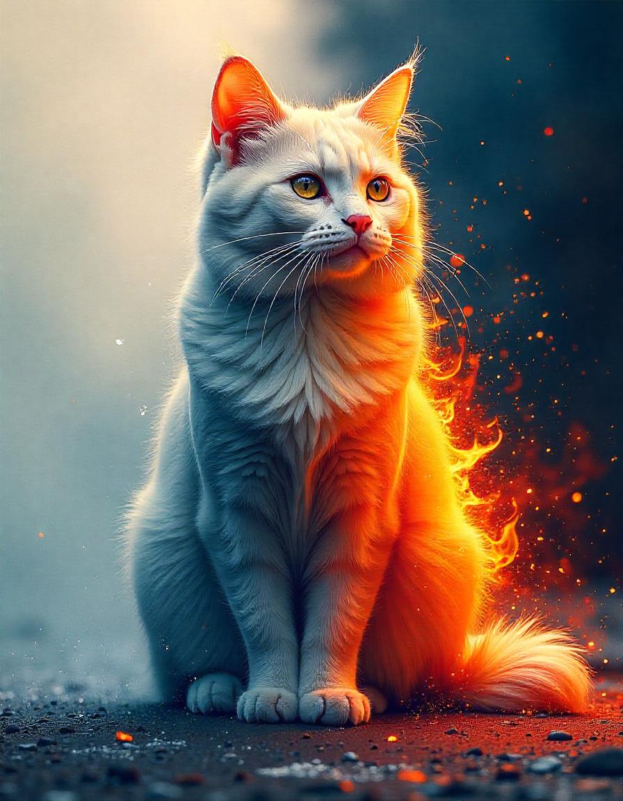 Fire and Ice Cats bundle of 14