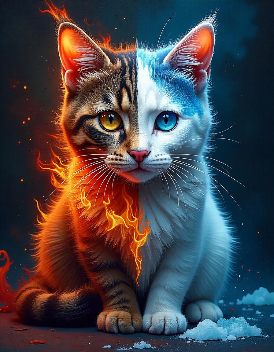 Fire and Ice Cats bundle of 14