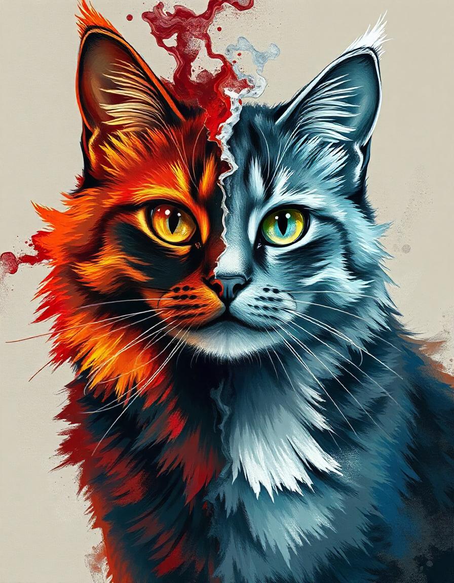 Fire and Ice Cats bundle of 14