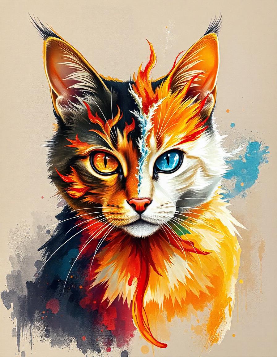 Fire and Ice Cats bundle of 14