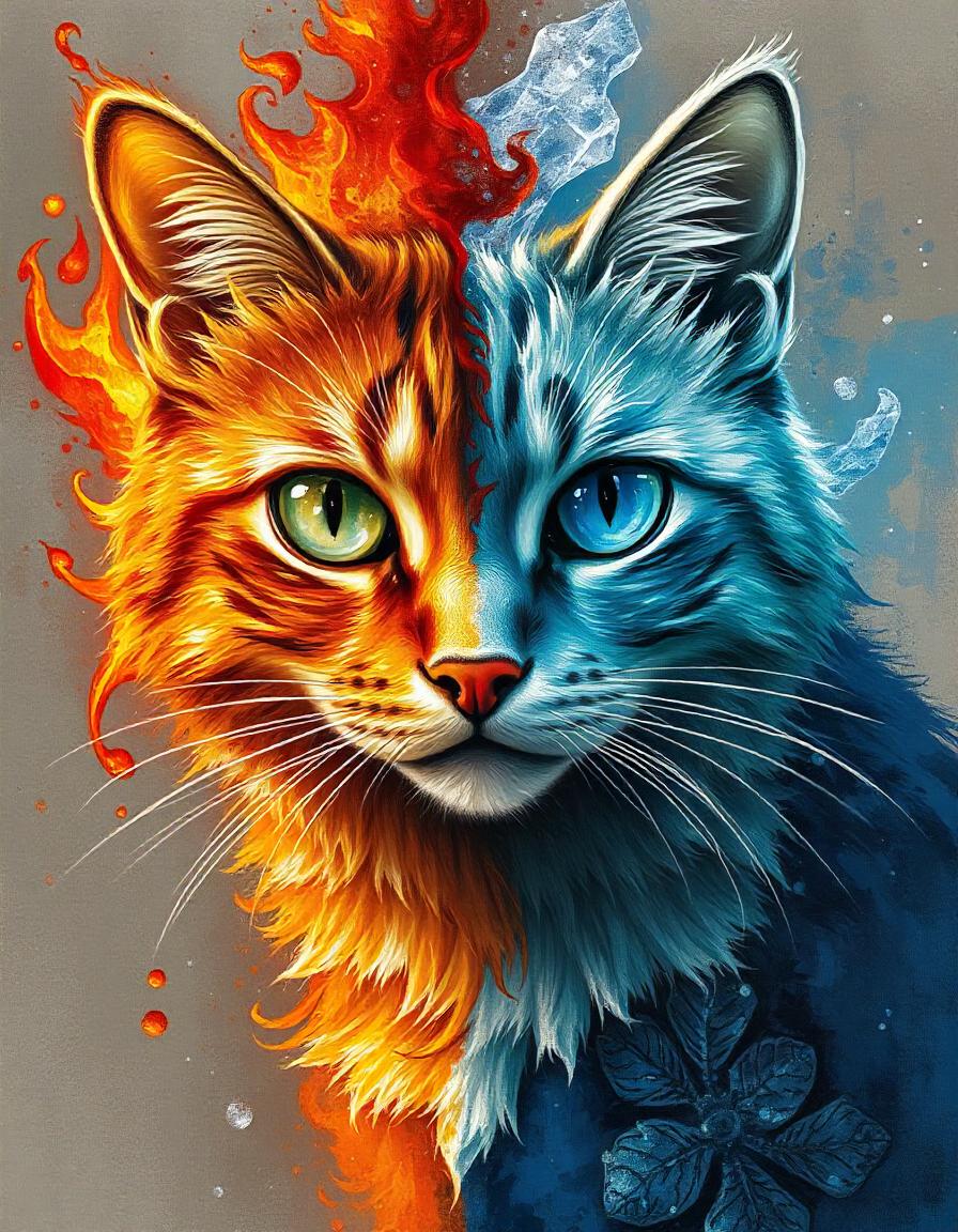 Fire and Ice Cats bundle of 14