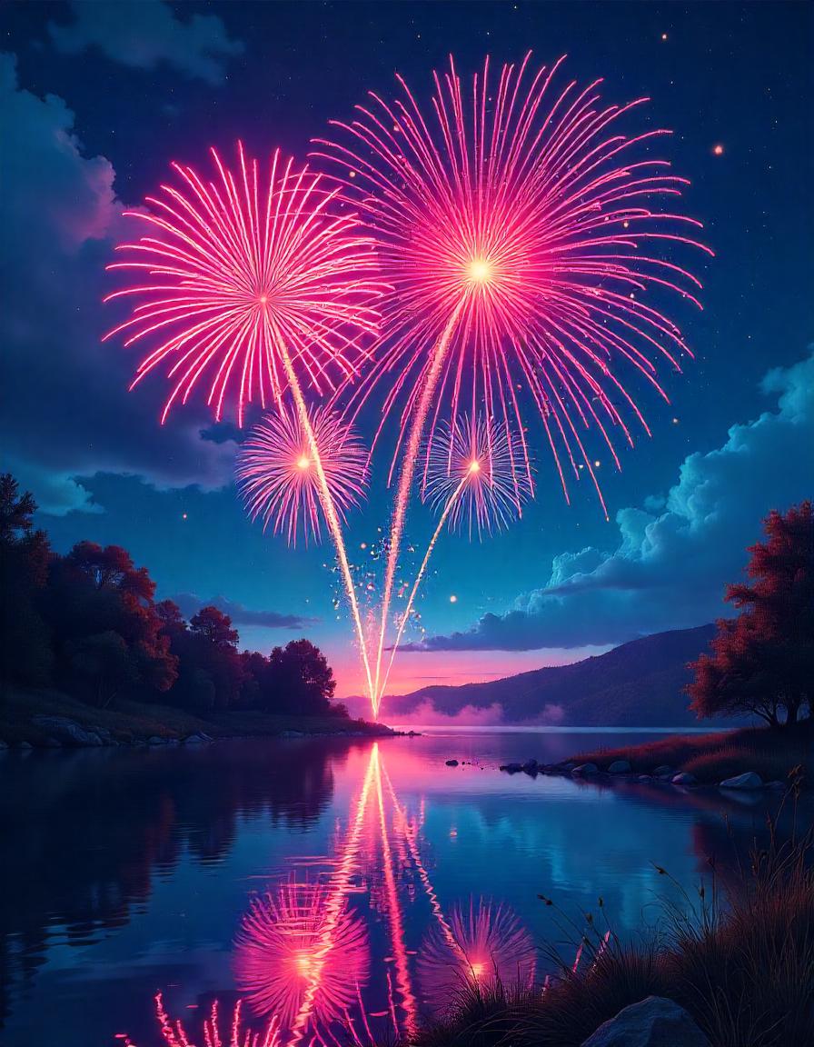 Fireworks Landscapes collection 12