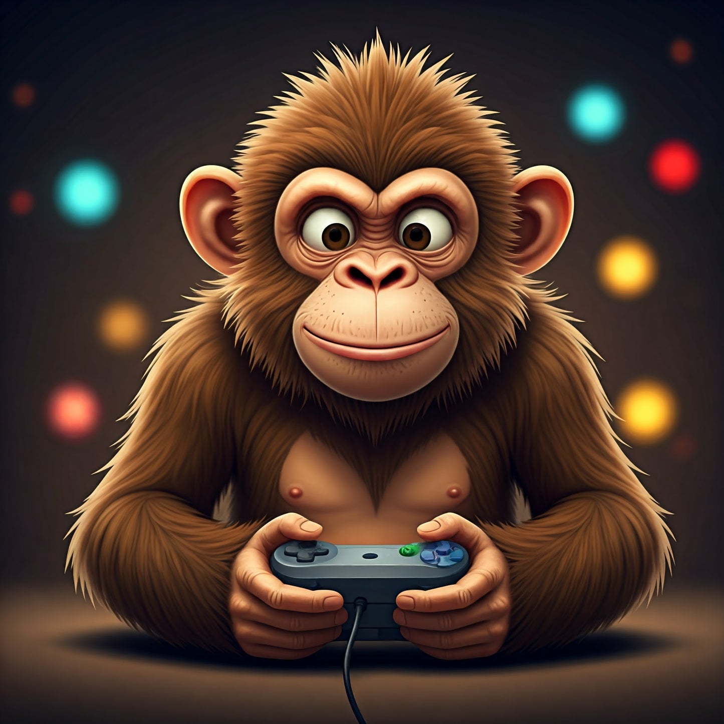 Gamer Monkey Cartoon Art Collection 17 Image Bundle