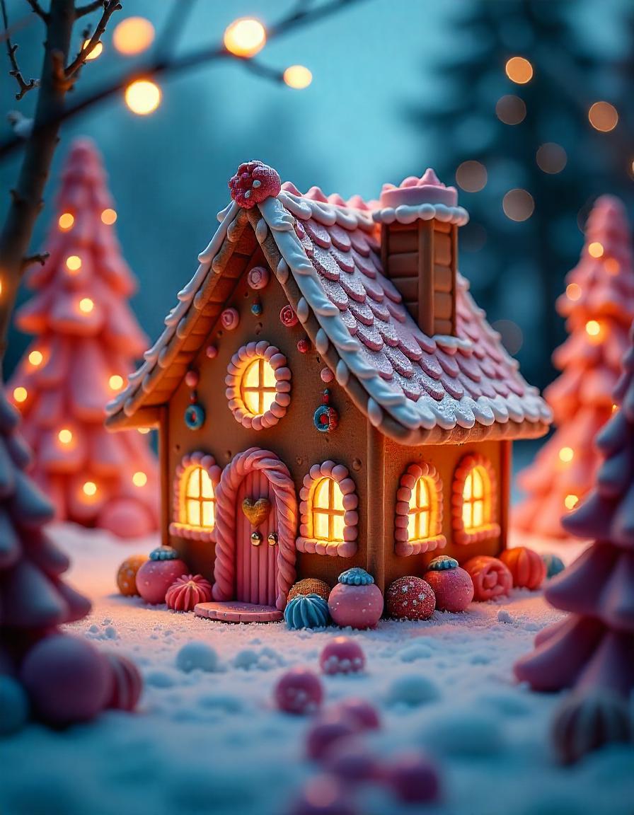 Gingerbread house collection of 15