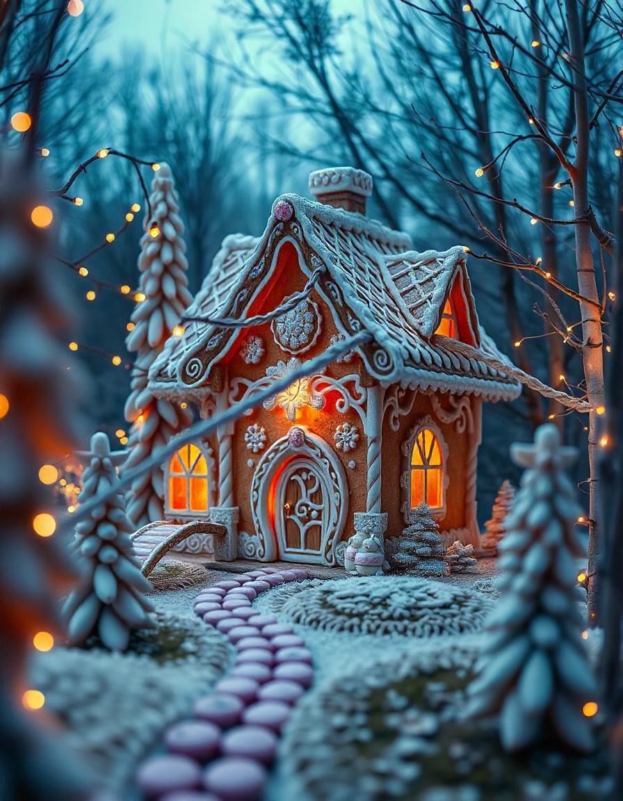 Gingerbread house collection of 15