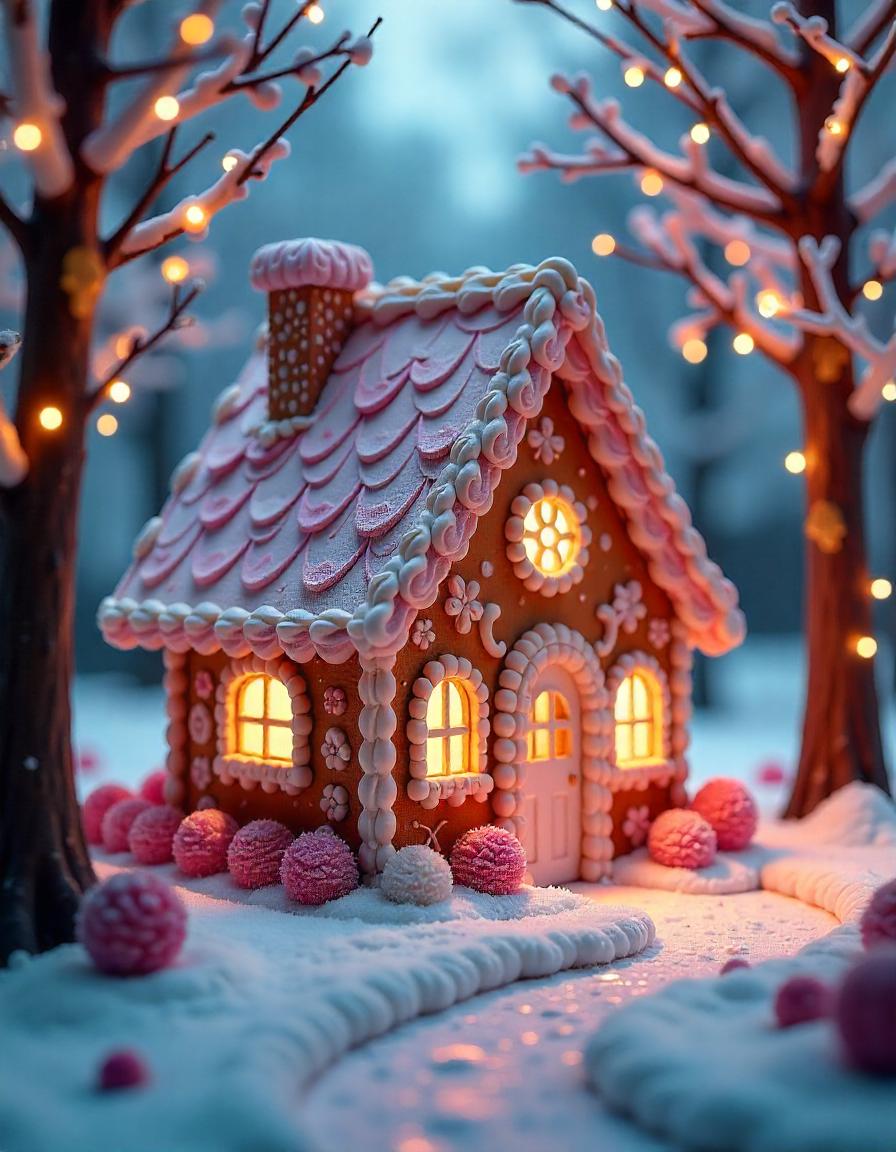 Gingerbread house collection of 15