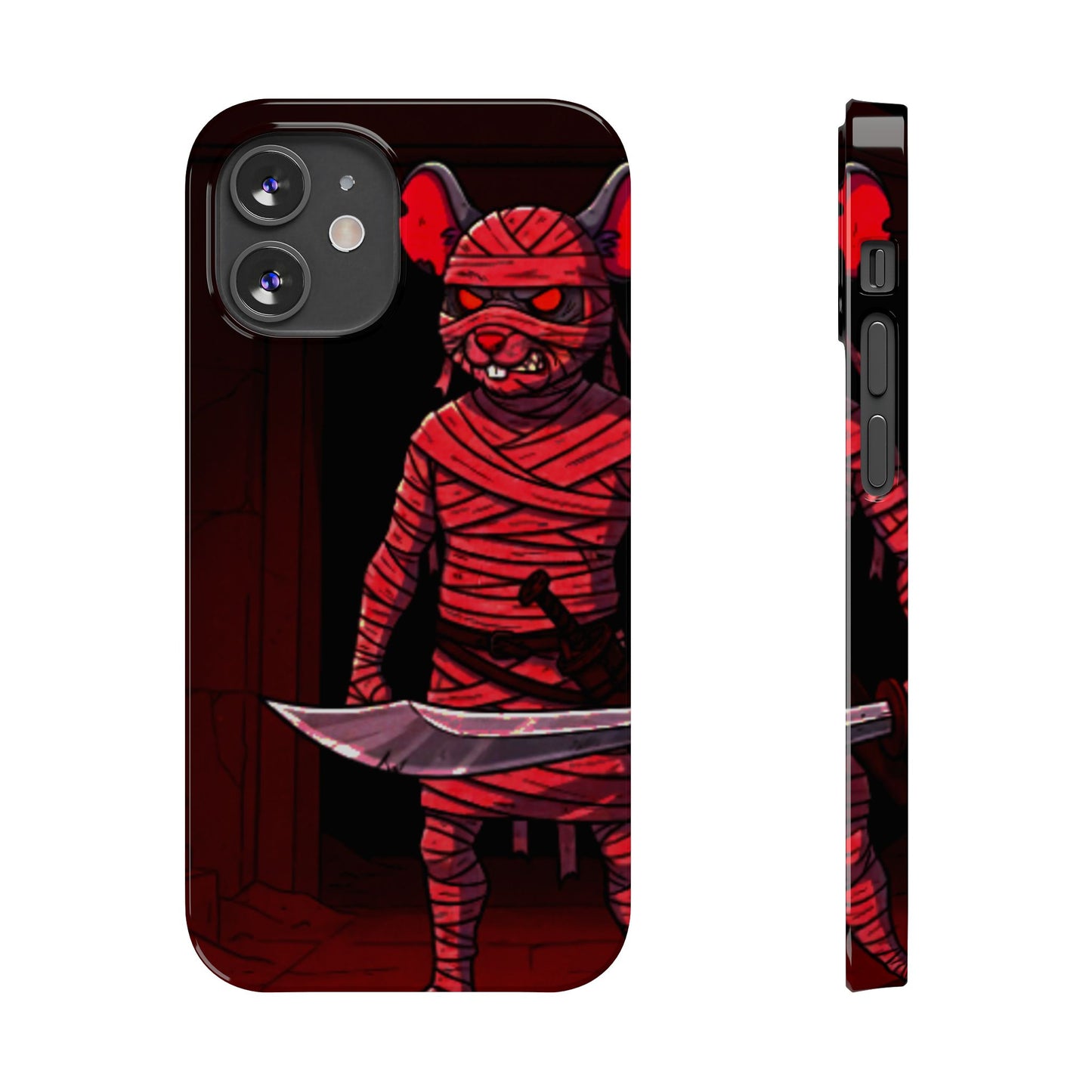 Halloween Agent Quacks Series Slim Phone Cases - Mummy Dr Murn Design