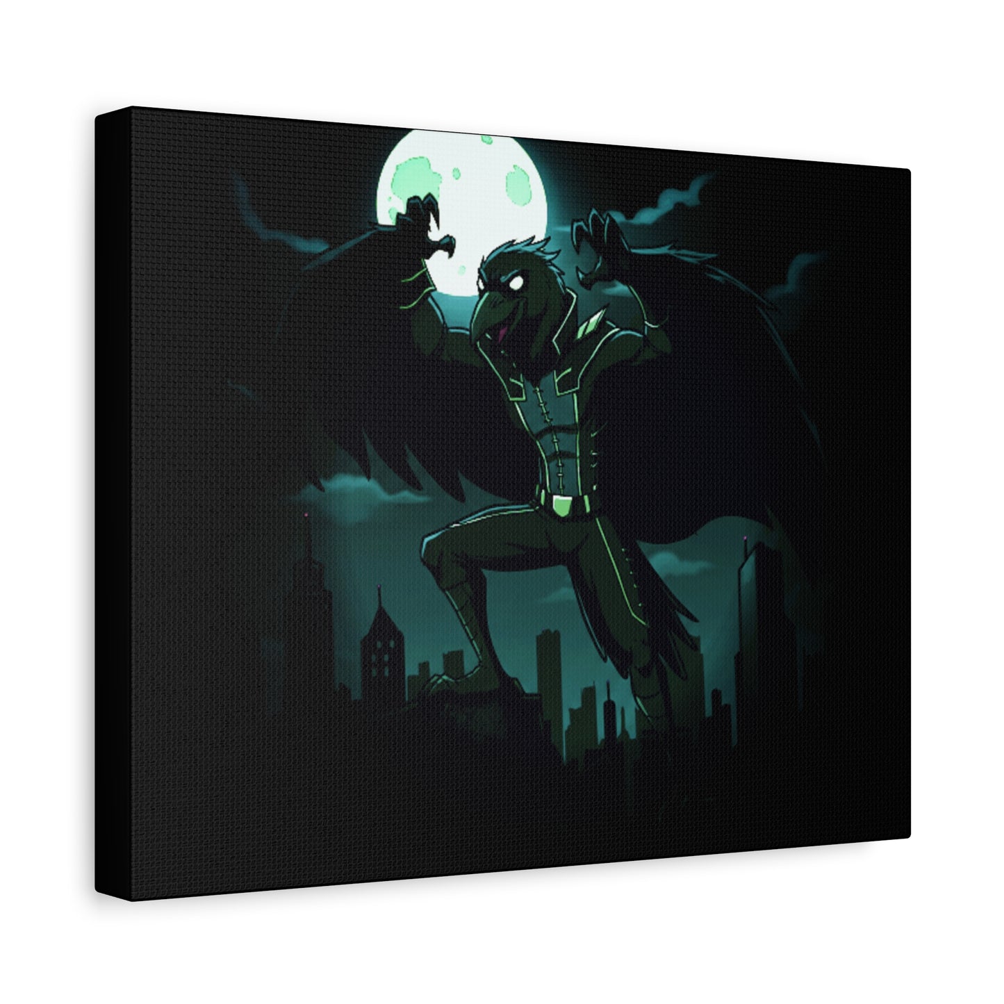 Agent Quacks Series Matte Canvas, Stretched, 1.25" - Nightclaw Design