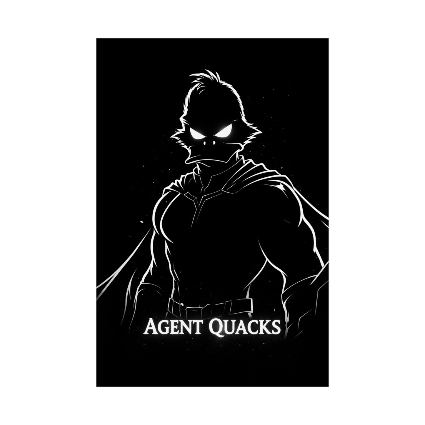 Agent Quacks – Official Hero Edition Rolled Poster