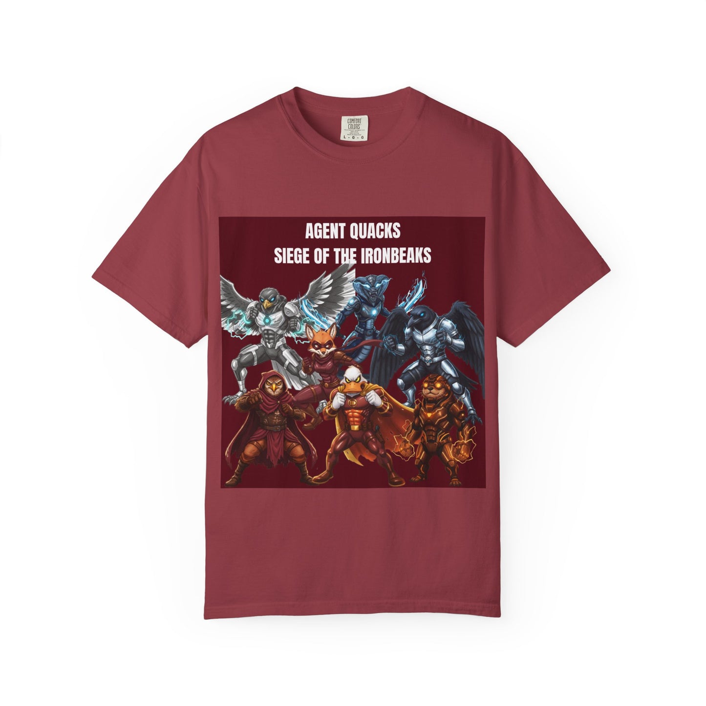 Agent Quacks – Siege of the Iron Beaks | Unisex Garment-Dyed T-Shirt