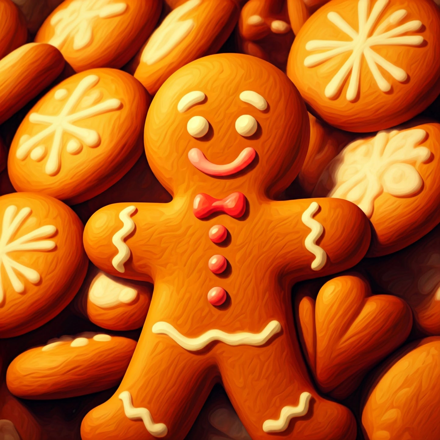 Gingerbread Man collection of 7