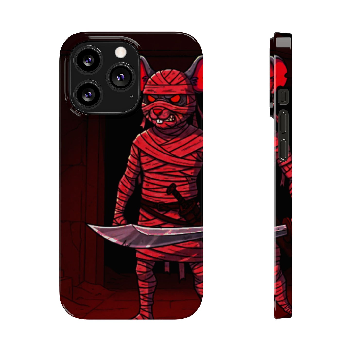 Halloween Agent Quacks Series Slim Phone Cases - Mummy Dr Murn Design