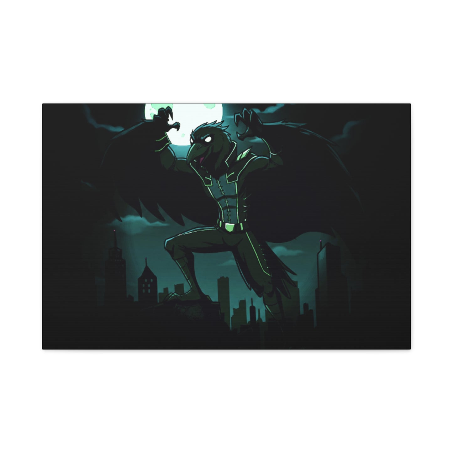 Agent Quacks Series Matte Canvas, Stretched, 1.25" - Nightclaw Design