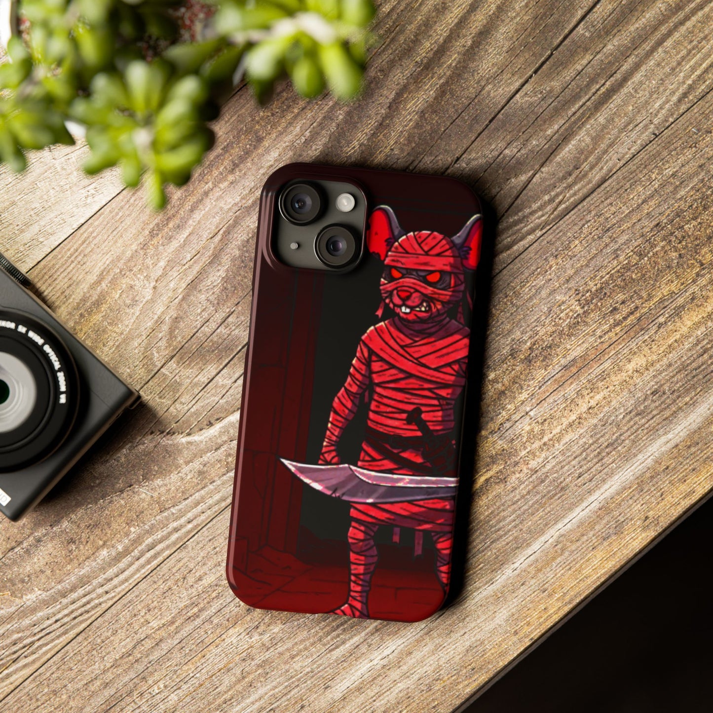 Halloween Agent Quacks Series Slim Phone Cases - Mummy Dr Murn Design