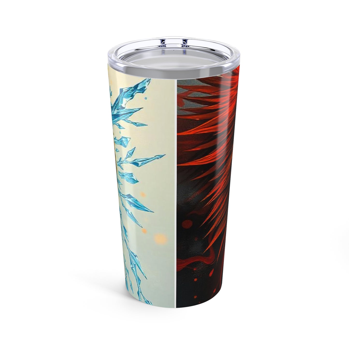 Wolf Spirit 20oz Tumbler, Stainless Steel Travel Cup, Unique Gift for Nature Lovers, Adventure Mug, Personalized Wildlife Drinkware