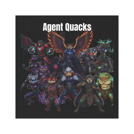 Agent Quacks – Premium All-Weather Car Magnet