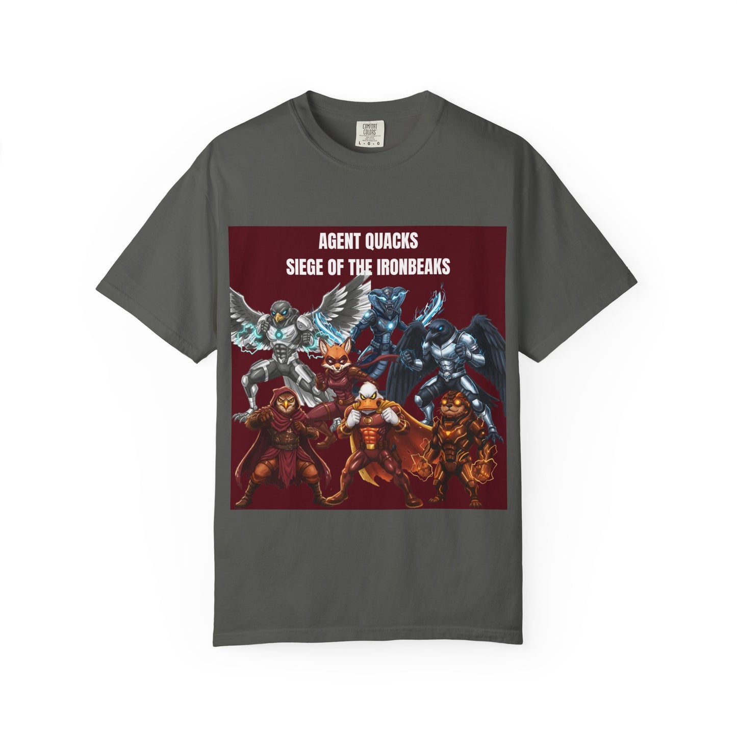 Agent Quacks – Siege of the Iron Beaks | Unisex Garment-Dyed T-Shirt