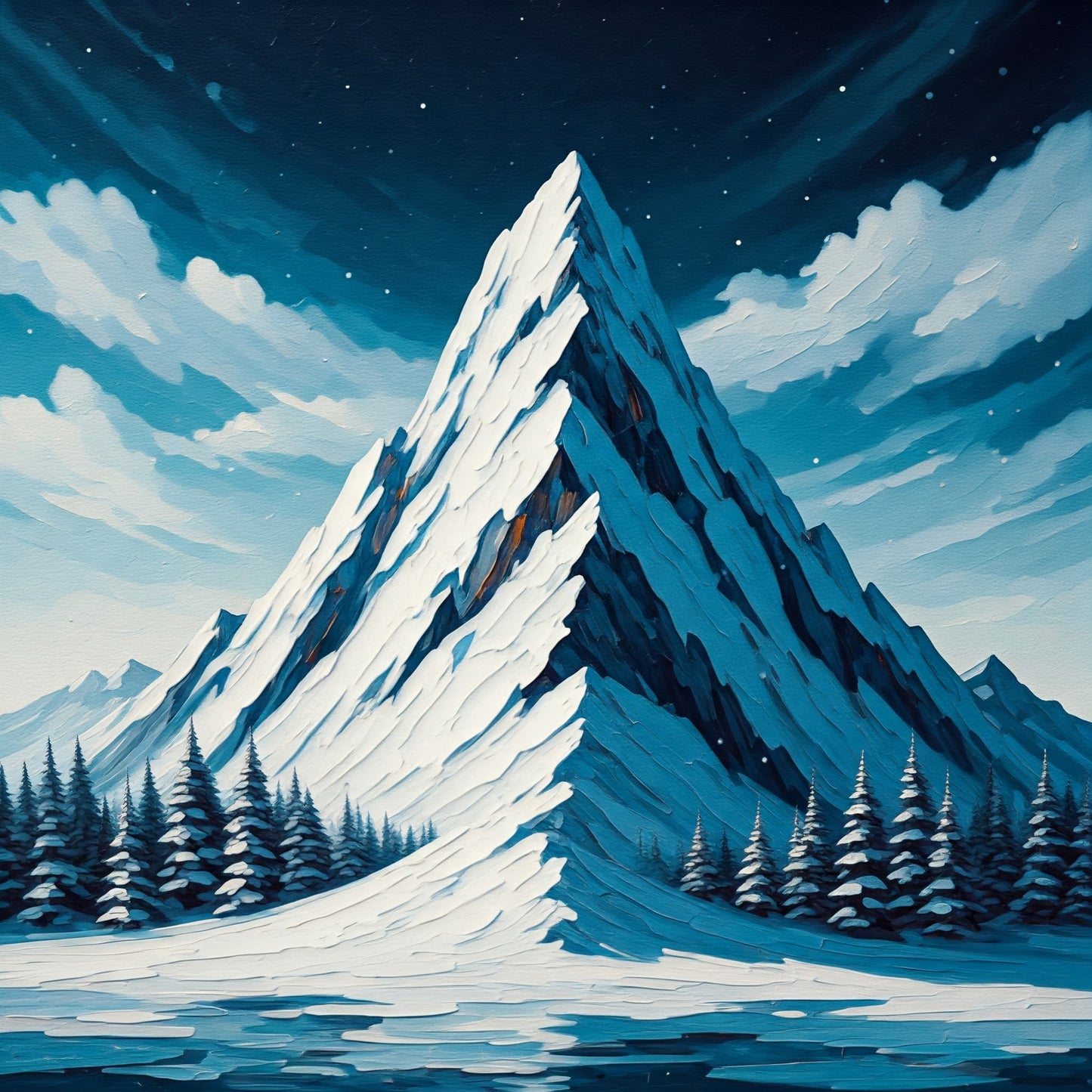 A Mix of beautiful Snowy Mountain Landscapes and Abstract Super bundle pack of 190