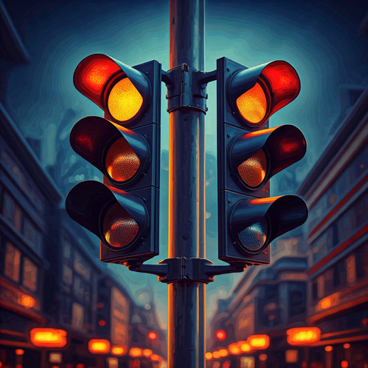 Traffic Light Art Collection 16 Image Bundle